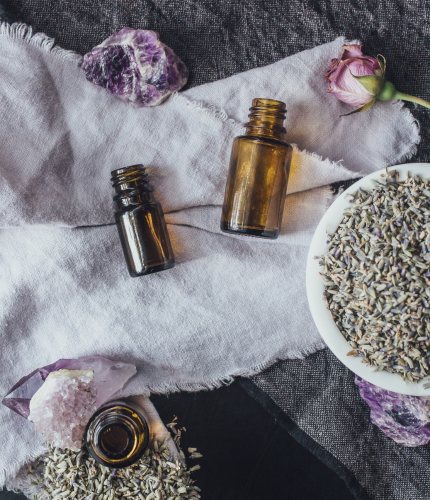 Lavender is great for balancing the crown chakra